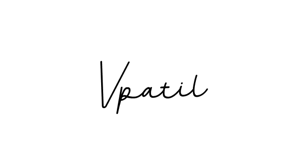 Create a beautiful signature design for name Vpatil. With this signature (BallpointsItalic-DORy9) fonts, you can make a handwritten signature for free. Vpatil signature style 11 images and pictures png