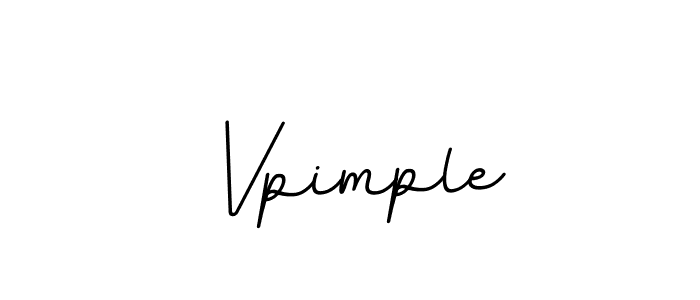 How to make Vpimple signature? BallpointsItalic-DORy9 is a professional autograph style. Create handwritten signature for Vpimple name. Vpimple signature style 11 images and pictures png