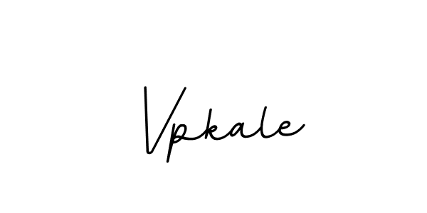 Use a signature maker to create a handwritten signature online. With this signature software, you can design (BallpointsItalic-DORy9) your own signature for name Vpkale. Vpkale signature style 11 images and pictures png