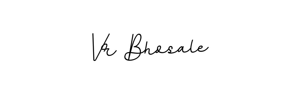 The best way (BallpointsItalic-DORy9) to make a short signature is to pick only two or three words in your name. The name Vr Bhosale include a total of six letters. For converting this name. Vr Bhosale signature style 11 images and pictures png