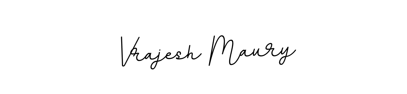Create a beautiful signature design for name Vrajesh Maury. With this signature (BallpointsItalic-DORy9) fonts, you can make a handwritten signature for free. Vrajesh Maury signature style 11 images and pictures png