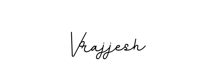 The best way (BallpointsItalic-DORy9) to make a short signature is to pick only two or three words in your name. The name Vrajjesh include a total of six letters. For converting this name. Vrajjesh signature style 11 images and pictures png