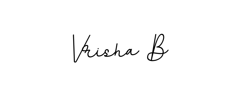 You can use this online signature creator to create a handwritten signature for the name Vrisha B. This is the best online autograph maker. Vrisha B signature style 11 images and pictures png