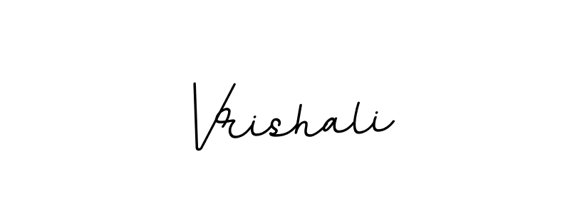 Design your own signature with our free online signature maker. With this signature software, you can create a handwritten (BallpointsItalic-DORy9) signature for name Vrishali. Vrishali signature style 11 images and pictures png