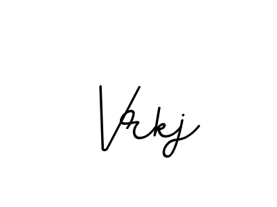 Design your own signature with our free online signature maker. With this signature software, you can create a handwritten (BallpointsItalic-DORy9) signature for name Vrkj. Vrkj signature style 11 images and pictures png