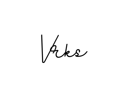 How to make Vrks signature? BallpointsItalic-DORy9 is a professional autograph style. Create handwritten signature for Vrks name. Vrks signature style 11 images and pictures png