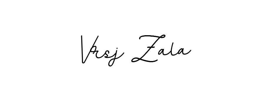 Make a beautiful signature design for name Vrsj Zala. With this signature (BallpointsItalic-DORy9) style, you can create a handwritten signature for free. Vrsj Zala signature style 11 images and pictures png