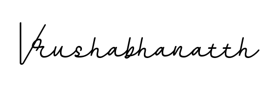 Discover how Vrushabhanatth looks in an executive cursive font (BallpointsItalic-DORy9). Perfect for legal documents, invoices, and certificates. Vrushabhanatth signature style 11 images and pictures png