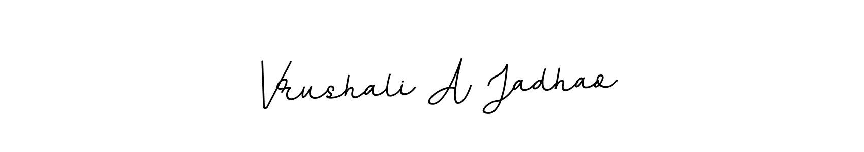 Make a beautiful signature design for name Vrushali A Jadhao. Use this online signature maker to create a handwritten signature for free. Vrushali A Jadhao signature style 11 images and pictures png