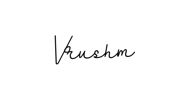 How to Draw Vrushm signature style? BallpointsItalic-DORy9 is a latest design signature styles for name Vrushm. Vrushm signature style 11 images and pictures png