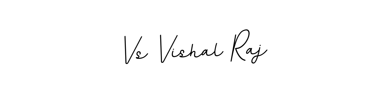Make a beautiful signature design for name Vs Vishal Raj. With this signature (BallpointsItalic-DORy9) style, you can create a handwritten signature for free. Vs Vishal Raj signature style 11 images and pictures png
