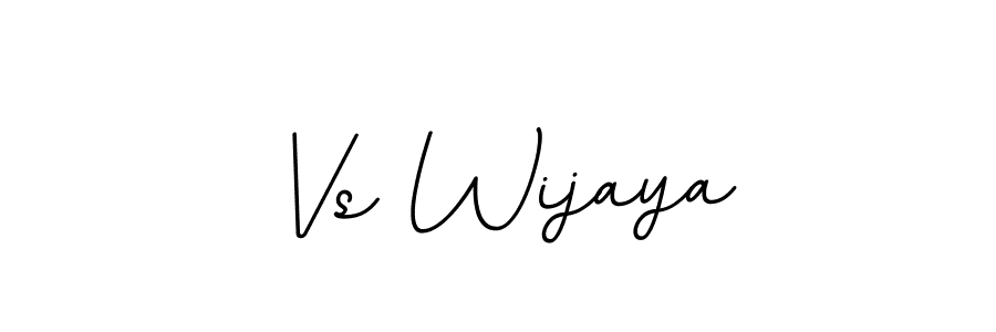 How to make Vs Wijaya signature? BallpointsItalic-DORy9 is a professional autograph style. Create handwritten signature for Vs Wijaya name. Vs Wijaya signature style 11 images and pictures png
