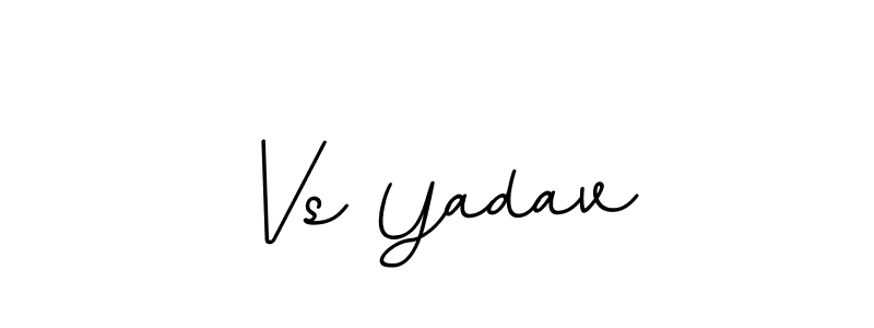 The best way (BallpointsItalic-DORy9) to make a short signature is to pick only two or three words in your name. The name Vs Yadav include a total of six letters. For converting this name. Vs Yadav signature style 11 images and pictures png