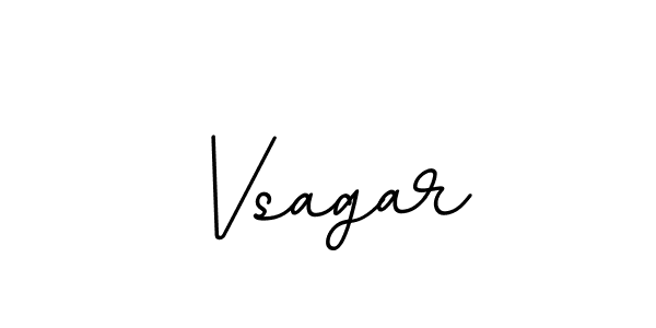 Design your own signature with our free online signature maker. With this signature software, you can create a handwritten (BallpointsItalic-DORy9) signature for name Vsagar. Vsagar signature style 11 images and pictures png