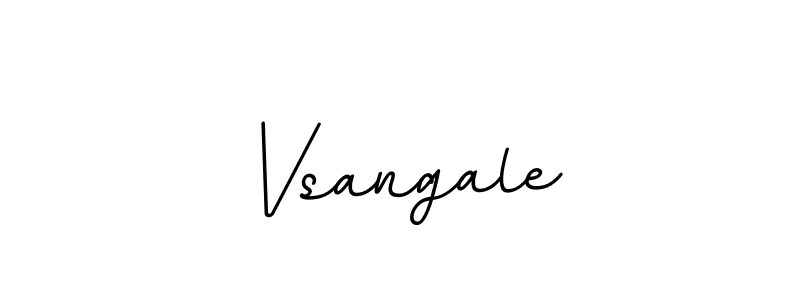 Create a beautiful signature design for name Vsangale. With this signature (BallpointsItalic-DORy9) fonts, you can make a handwritten signature for free. Vsangale signature style 11 images and pictures png