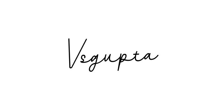 Create a beautiful signature design for name Vsgupta. With this signature (BallpointsItalic-DORy9) fonts, you can make a handwritten signature for free. Vsgupta signature style 11 images and pictures png