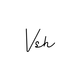 Design your own signature with our free online signature maker. With this signature software, you can create a handwritten (BallpointsItalic-DORy9) signature for name Vsh. Vsh signature style 11 images and pictures png