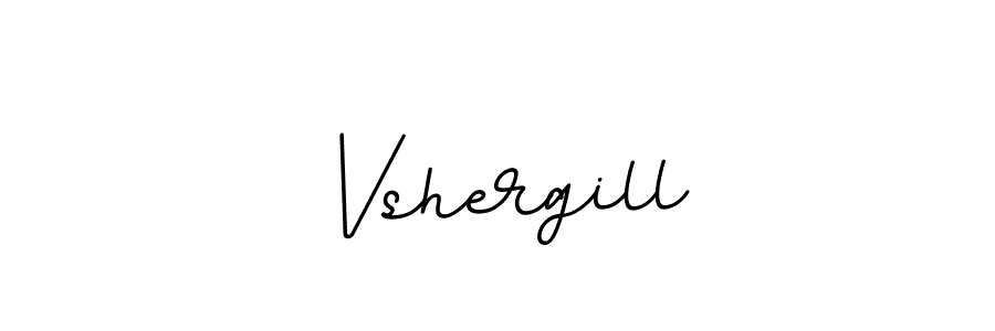 How to make Vshergill name signature. Use BallpointsItalic-DORy9 style for creating short signs online. This is the latest handwritten sign. Vshergill signature style 11 images and pictures png
