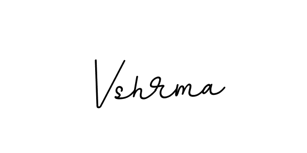 Use a signature maker to create a handwritten signature online. With this signature software, you can design (BallpointsItalic-DORy9) your own signature for name Vshrma. Vshrma signature style 11 images and pictures png