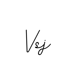 Create a beautiful signature design for name Vsj. With this signature (BallpointsItalic-DORy9) fonts, you can make a handwritten signature for free. Vsj signature style 11 images and pictures png