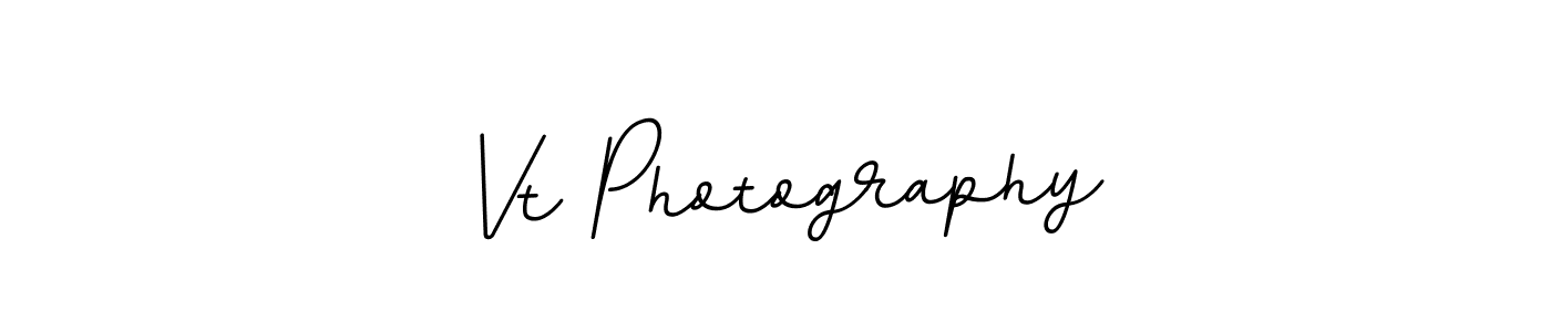 It looks lik you need a new signature style for name Vt Photography. Design unique handwritten (BallpointsItalic-DORy9) signature with our free signature maker in just a few clicks. Vt Photography signature style 11 images and pictures png