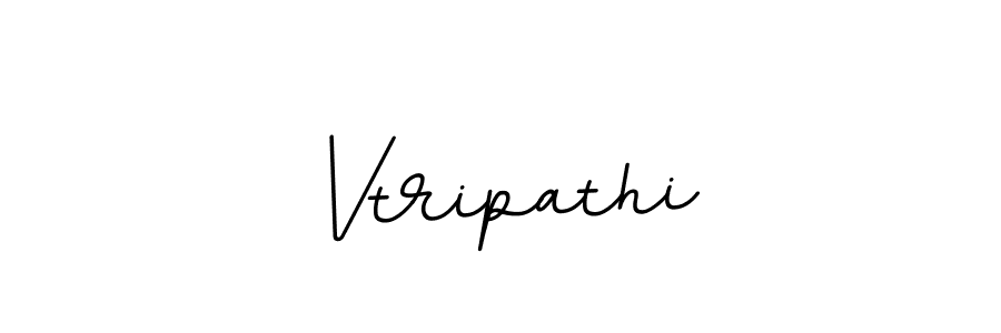 How to make Vtripathi signature? BallpointsItalic-DORy9 is a professional autograph style. Create handwritten signature for Vtripathi name. Vtripathi signature style 11 images and pictures png