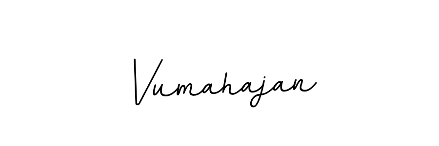 Vumahajan stylish signature style. Best Handwritten Sign (BallpointsItalic-DORy9) for my name. Handwritten Signature Collection Ideas for my name Vumahajan. Vumahajan signature style 11 images and pictures png