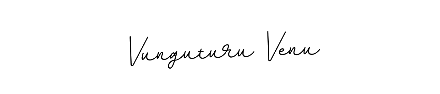 Design your own signature with our free online signature maker. With this signature software, you can create a handwritten (BallpointsItalic-DORy9) signature for name Vunguturu Venu. Vunguturu Venu signature style 11 images and pictures png