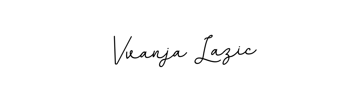 Create a beautiful signature design for name Vvanja Lazic. With this signature (BallpointsItalic-DORy9) fonts, you can make a handwritten signature for free. Vvanja Lazic signature style 11 images and pictures png