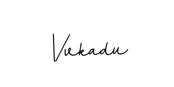 Create a beautiful signature design for name Vvkadu. With this signature (BallpointsItalic-DORy9) fonts, you can make a handwritten signature for free. Vvkadu signature style 11 images and pictures png