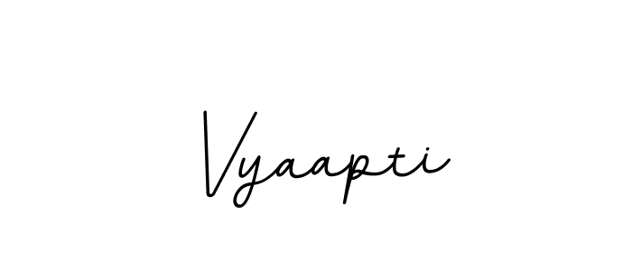 How to make Vyaapti name signature. Use BallpointsItalic-DORy9 style for creating short signs online. This is the latest handwritten sign. Vyaapti signature style 11 images and pictures png