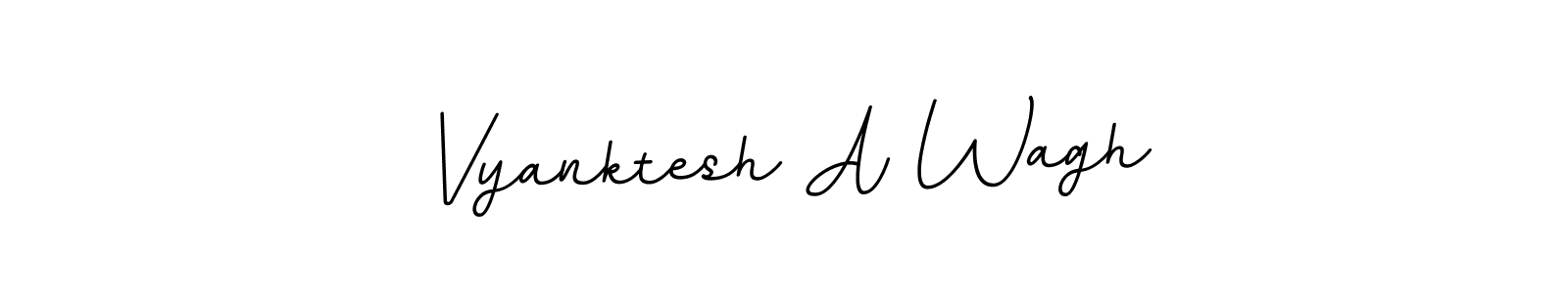 Create a beautiful signature design for name Vyanktesh A Wagh. With this signature (BallpointsItalic-DORy9) fonts, you can make a handwritten signature for free. Vyanktesh A Wagh signature style 11 images and pictures png