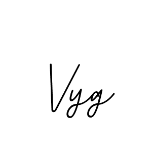 Also we have Vyg name is the best signature style. Create professional handwritten signature collection using BallpointsItalic-DORy9 autograph style. Vyg signature style 11 images and pictures png
