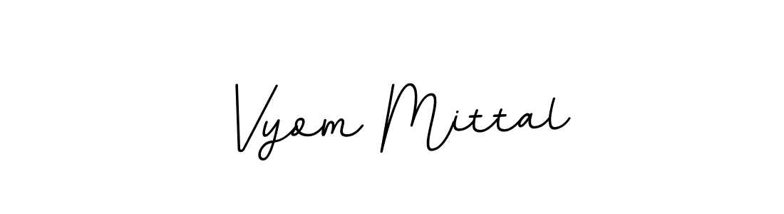 BallpointsItalic-DORy9 is a professional signature style that is perfect for those who want to add a touch of class to their signature. It is also a great choice for those who want to make their signature more unique. Get Vyom Mittal name to fancy signature for free. Vyom Mittal signature style 11 images and pictures png