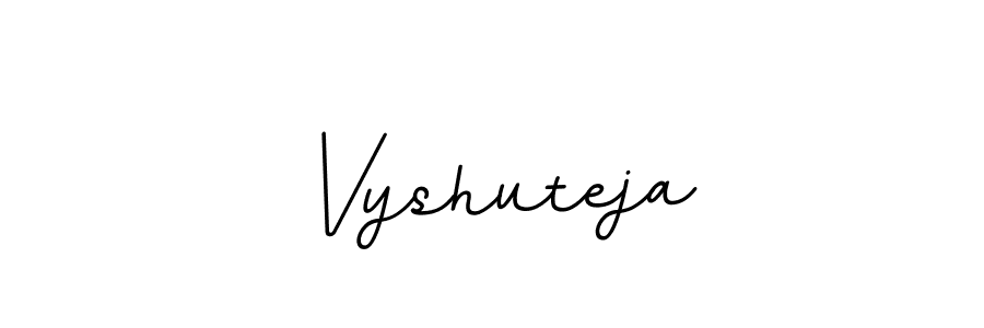 Also we have Vyshuteja name is the best signature style. Create professional handwritten signature collection using BallpointsItalic-DORy9 autograph style. Vyshuteja signature style 11 images and pictures png