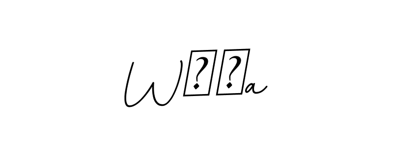 Make a beautiful signature design for name W♥️a. Use this online signature maker to create a handwritten signature for free. W♥️a signature style 11 images and pictures png