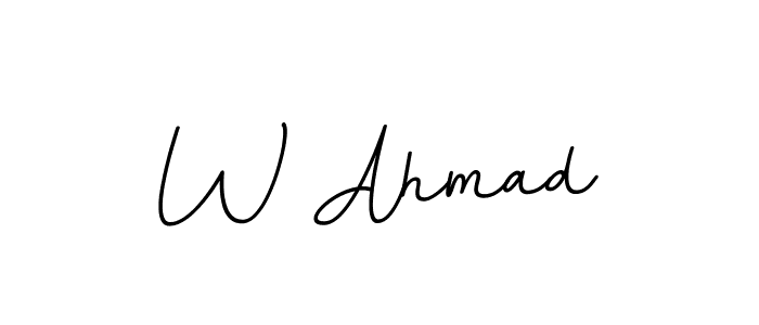 Here are the top 10 professional signature styles for the name W Ahmad. These are the best autograph styles you can use for your name. W Ahmad signature style 11 images and pictures png