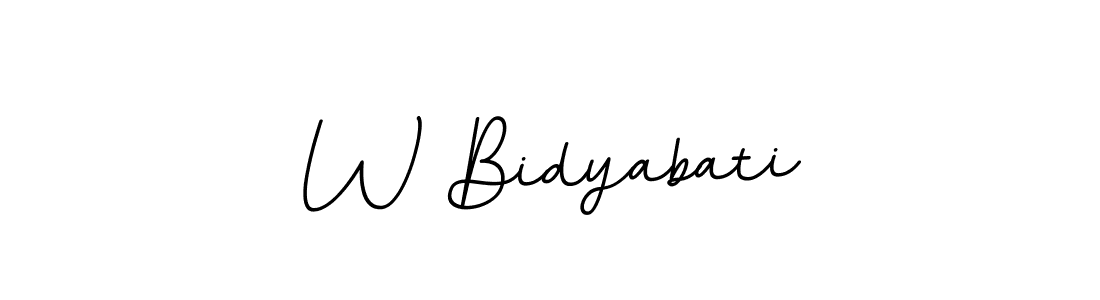 Once you've used our free online signature maker to create your best signature BallpointsItalic-DORy9 style, it's time to enjoy all of the benefits that W Bidyabati name signing documents. W Bidyabati signature style 11 images and pictures png