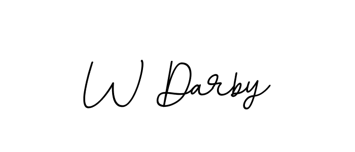 Also we have W Darby name is the best signature style. Create professional handwritten signature collection using BallpointsItalic-DORy9 autograph style. W Darby signature style 11 images and pictures png