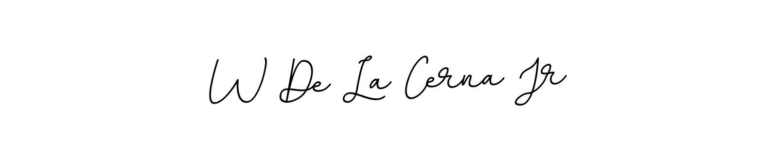 Also You can easily find your signature by using the search form. We will create W De La Cerna Jr name handwritten signature images for you free of cost using BallpointsItalic-DORy9 sign style. W De La Cerna Jr signature style 11 images and pictures png