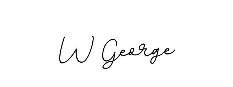 Use a signature maker to create a handwritten signature online. With this signature software, you can design (BallpointsItalic-DORy9) your own signature for name W George. W George signature style 11 images and pictures png