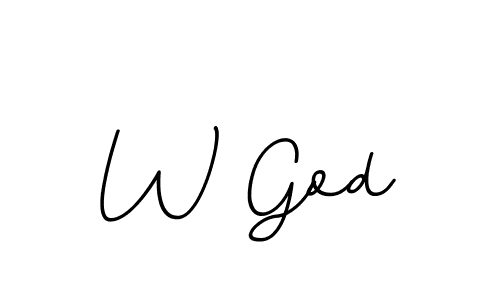 W God stylish signature style. Best Handwritten Sign (BallpointsItalic-DORy9) for my name. Handwritten Signature Collection Ideas for my name W God. W God signature style 11 images and pictures png