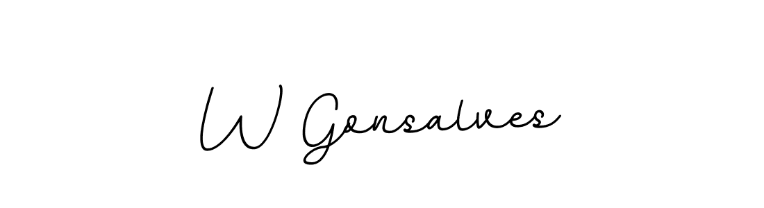 BallpointsItalic-DORy9 is a professional signature style that is perfect for those who want to add a touch of class to their signature. It is also a great choice for those who want to make their signature more unique. Get W Gonsalves name to fancy signature for free. W Gonsalves signature style 11 images and pictures png