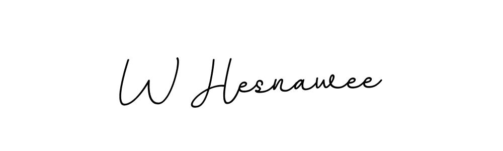 W Hesnawee stylish signature style. Best Handwritten Sign (BallpointsItalic-DORy9) for my name. Handwritten Signature Collection Ideas for my name W Hesnawee. W Hesnawee signature style 11 images and pictures png