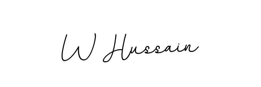 if you are searching for the best signature style for your name W Hussain. so please give up your signature search. here we have designed multiple signature styles  using BallpointsItalic-DORy9. W Hussain signature style 11 images and pictures png