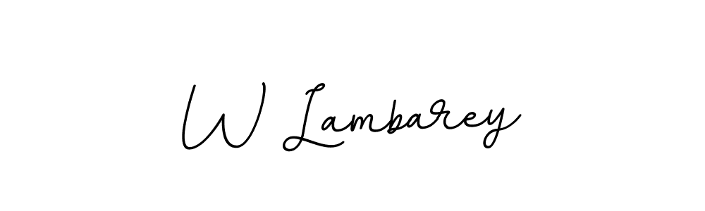 Make a short W Lambarey signature style. Manage your documents anywhere anytime using BallpointsItalic-DORy9. Create and add eSignatures, submit forms, share and send files easily. W Lambarey signature style 11 images and pictures png