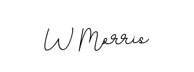 W Morris stylish signature style. Best Handwritten Sign (BallpointsItalic-DORy9) for my name. Handwritten Signature Collection Ideas for my name W Morris. W Morris signature style 11 images and pictures png