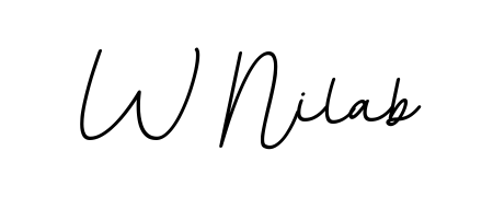 This is the best signature style for the W Nilab name. Also you like these signature font (BallpointsItalic-DORy9). Mix name signature. W Nilab signature style 11 images and pictures png