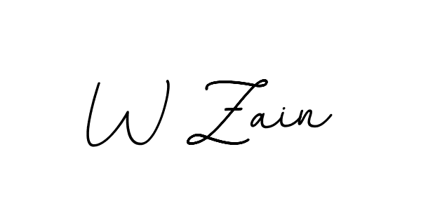 Make a beautiful signature design for name W Zain. Use this online signature maker to create a handwritten signature for free. W Zain signature style 11 images and pictures png