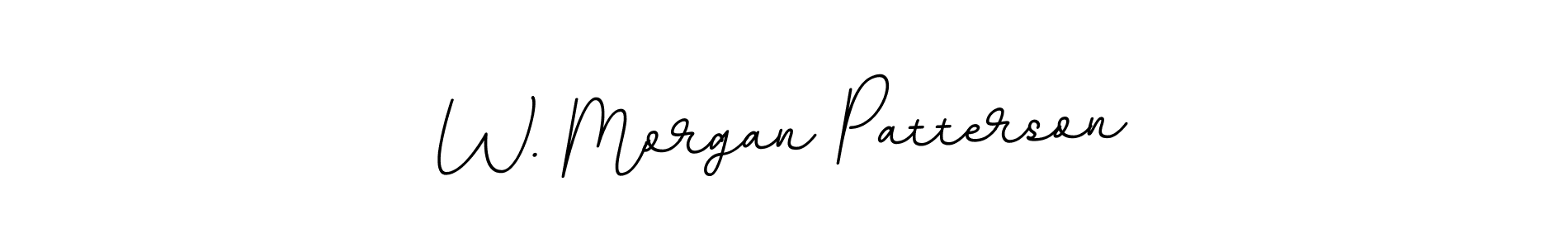 The best way (BallpointsItalic-DORy9) to make a short signature is to pick only two or three words in your name. The name W. Morgan Patterson include a total of six letters. For converting this name. W. Morgan Patterson signature style 11 images and pictures png